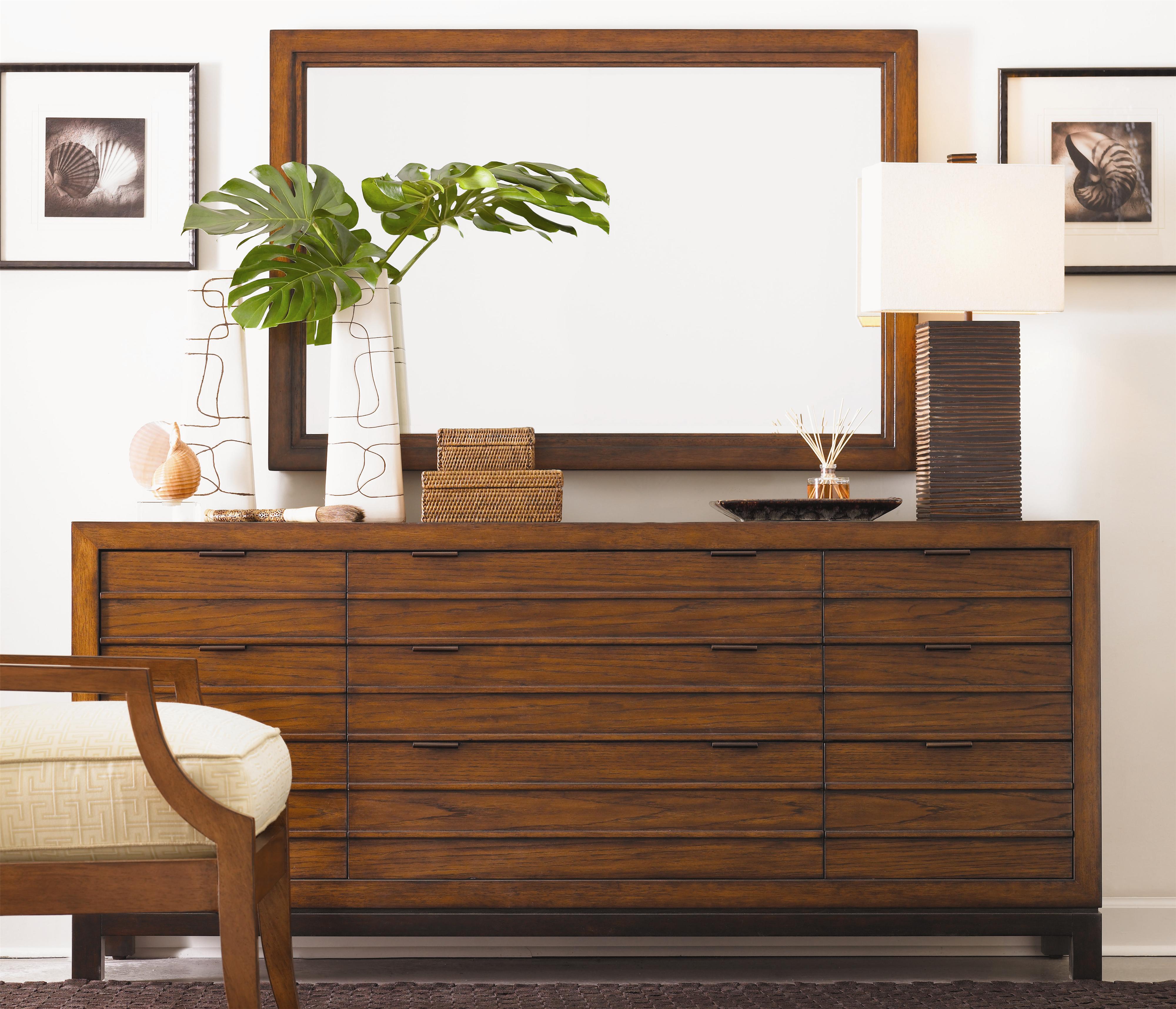 Tommy Bahama Home Ocean Club 536233 Nine Drawer Oceania Dresser Baer